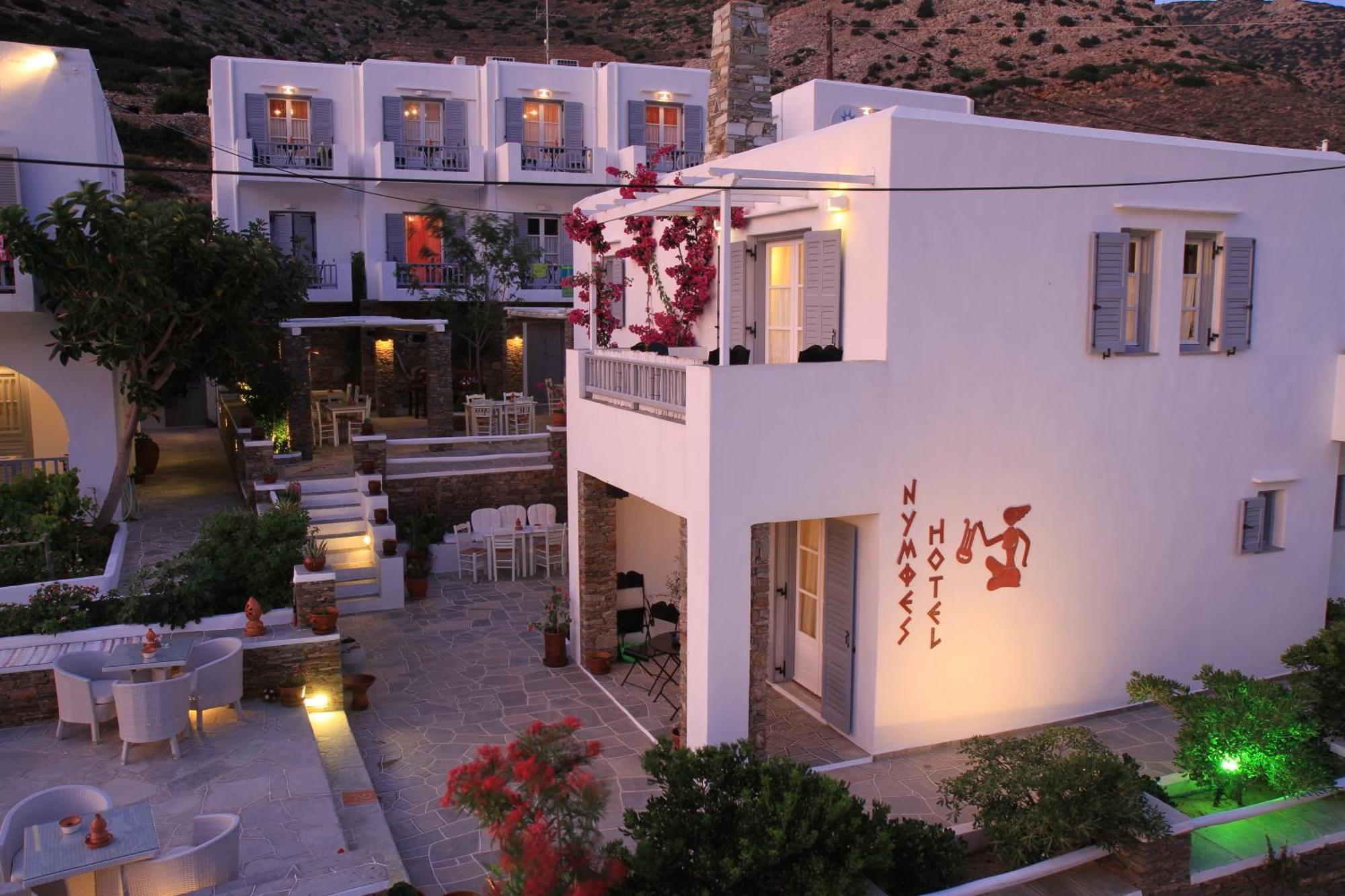 Nymfes Hotel Kamáresz Kültér fotó